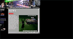 Desktop Screenshot of evilchicken.com